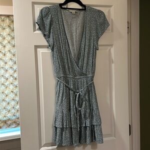 American Eagle Floral Ruffle Mini Dress